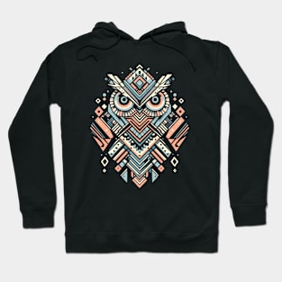 Abstract Animal Owl 4 Hoodie